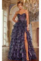 Long Prom Dress: Jovani 39305 - Black / Prom