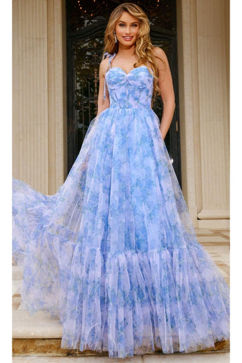 Long Prom Dress: Jovani 40432 - Lilac / Prom
