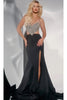 Long Prom Dress: Jovani 40884 - Black / Prom