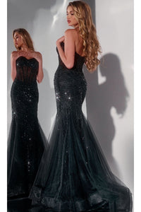 Long Prom Dress: Jovani 42217 - Prom