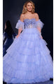 Long Prom Dress: Jovani 42249 - Blue / Prom