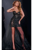 Long Prom Dress: Jovani 42255 - Black / Prom