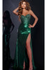 Long Prom Dress: Jovani 42336 - Green / Prom