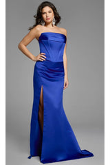 Long Prom Dress: Jovani 42355 - Royal / Prom
