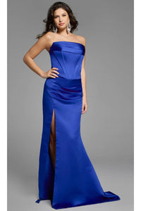 Long Prom Dress: Jovani 42355 - Royal / Prom