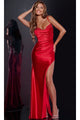 Long Prom Dress: Jovani 42370 - Red / Prom