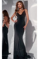 Long Prom Dress: Jovani 42438 - Black / Prom