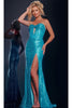 Long Prom Dress: Jovani 42514 - Turquoise / Prom