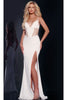 Long Prom Dress: Jovani 42534 - Off White / Prom