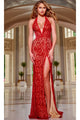 Long Prom Dress: Jovani 42724 - Red / Prom