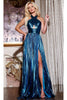 Long Prom Dress: Jovani 42733 - Turquoise / Prom