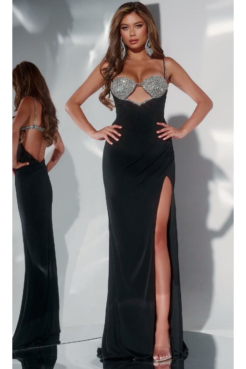 Long Prom Dress: Jovani 42960 - Black / Apparel & Accessories > Clothing > Dresses
