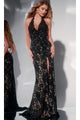 Long Prom Dress: Jovani 43097 - Black / Prom