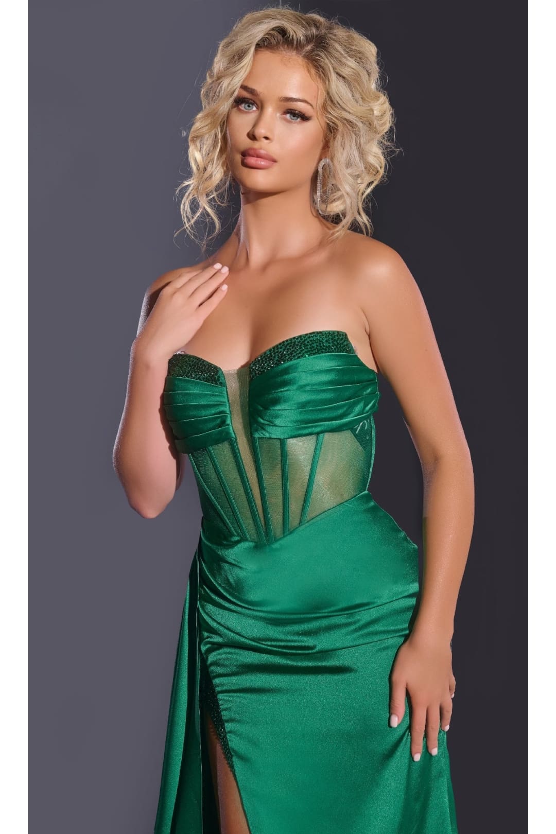 Long Prom Dress: Jovani 43157 - Apparel & Accessories > Clothing > Dresses