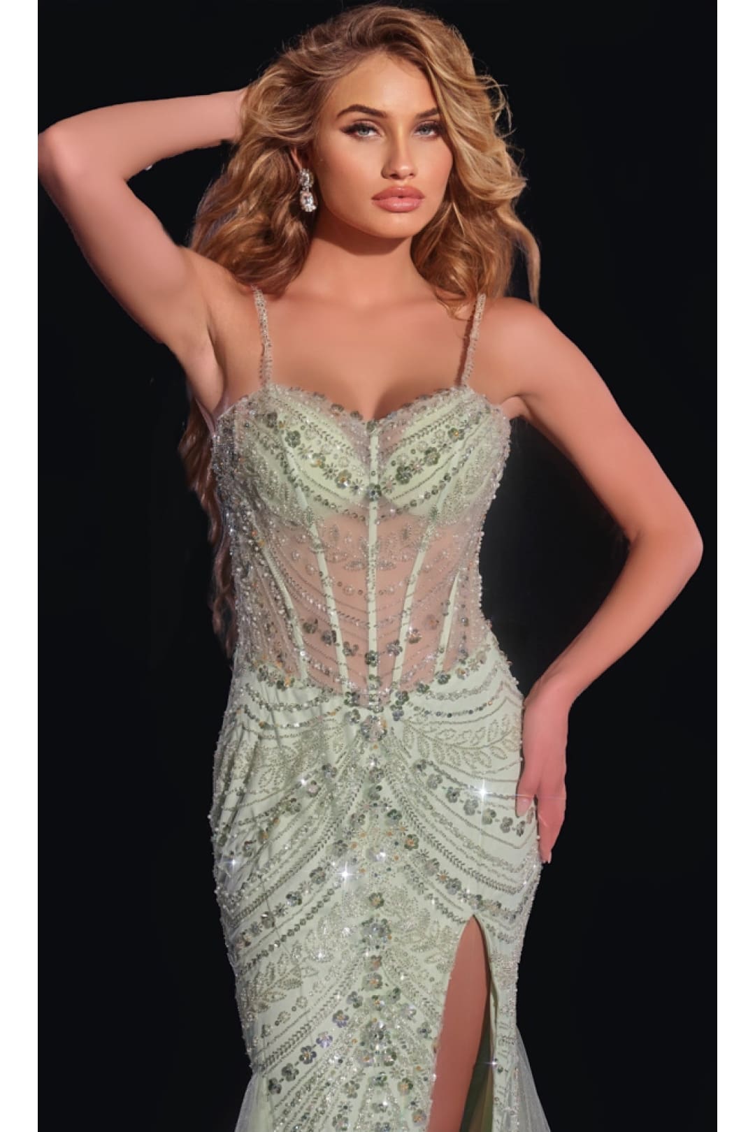Long Prom Dress: Jovani 43189 - Apparel & Accessories > Clothing > Dresses