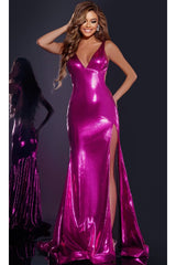 Long Prom Dress: Jovani 43572 - Fuchsia / Prom