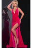 Long Prom Dress: Jovani 43578 - Fuchsia / Prom