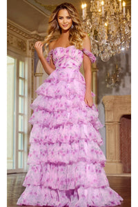 Long Prom Dress: Jovani 43786 - Lilac / Prom