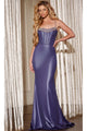 Long Prom Dress: Jovani 43802 - Dark Purple / Prom