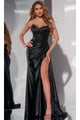 Long Prom Dress: Jovani 43848 - Black / 00 - Apparel & Accessories > Clothing > Dresses