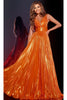Long Prom Dress: Jovani 44230 - Orange / Prom