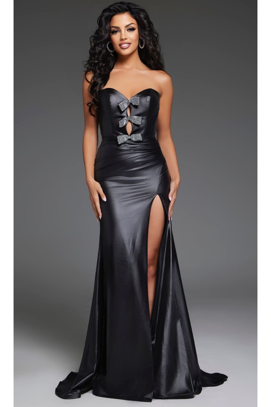 Long Prom Dress: Jovani 44295 - Black / Prom
