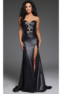Long Prom Dress: Jovani 44295 - Black / Prom