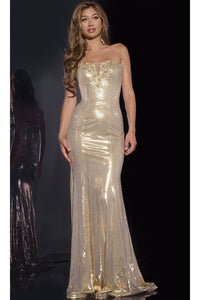 Long Prom Dress: Jovani 44539 - Prom