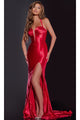 Long Prom Dress: Jovani D5006 - Red / 00 - Apparel & Accessories > Clothing > Dresses