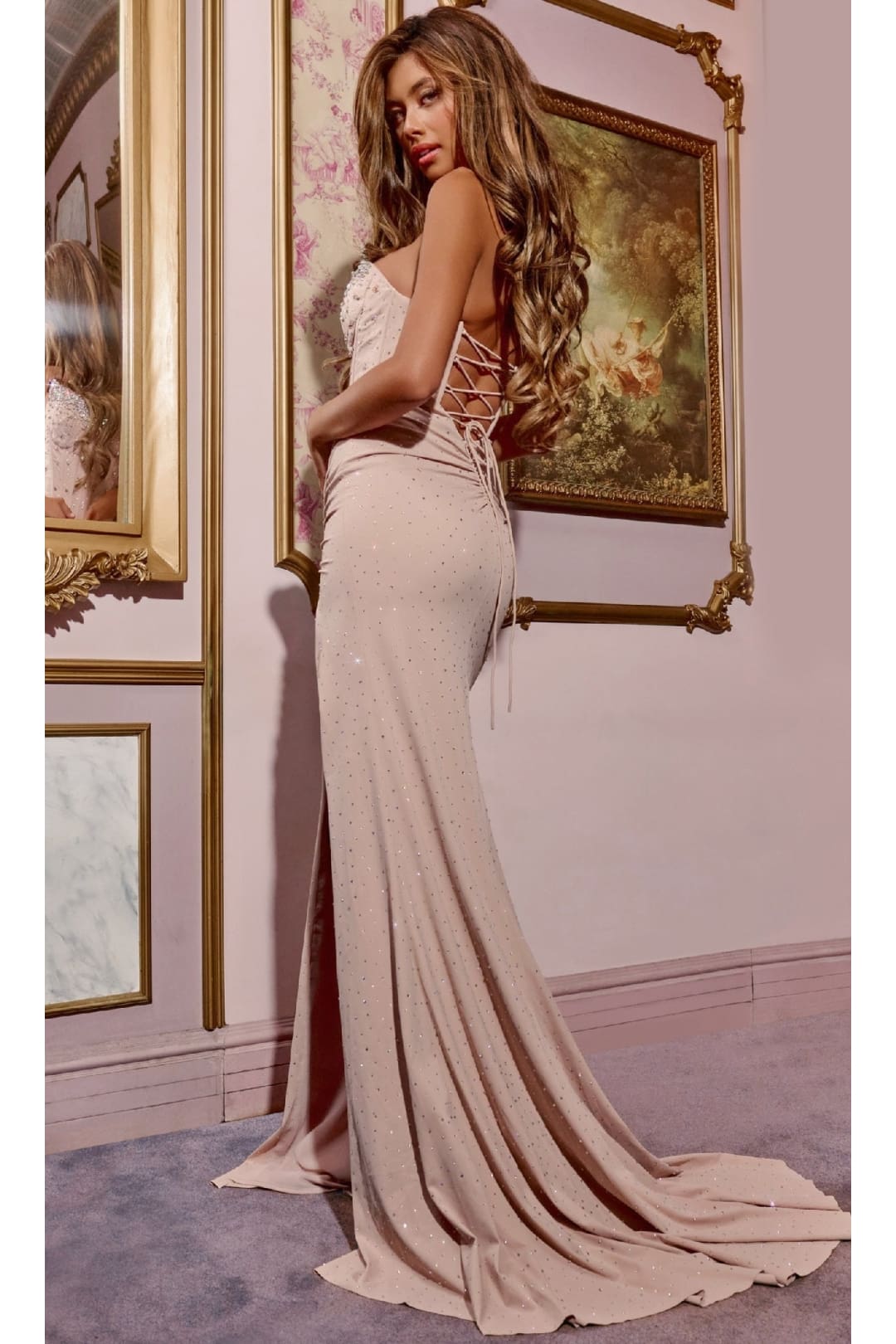 Long Prom Dress: Jovani D5017 - Prom