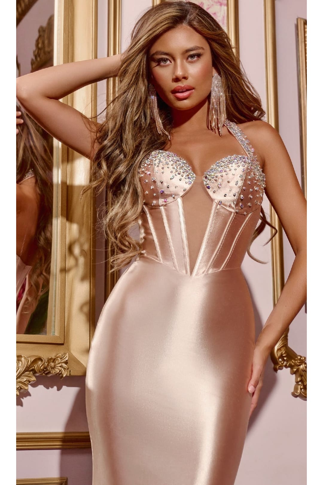 Long Prom Dress: Jovani D5018 - Apparel & Accessories > Clothing > Dresses