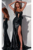Long Prom Dress: Jovani D5019 - Black / Prom