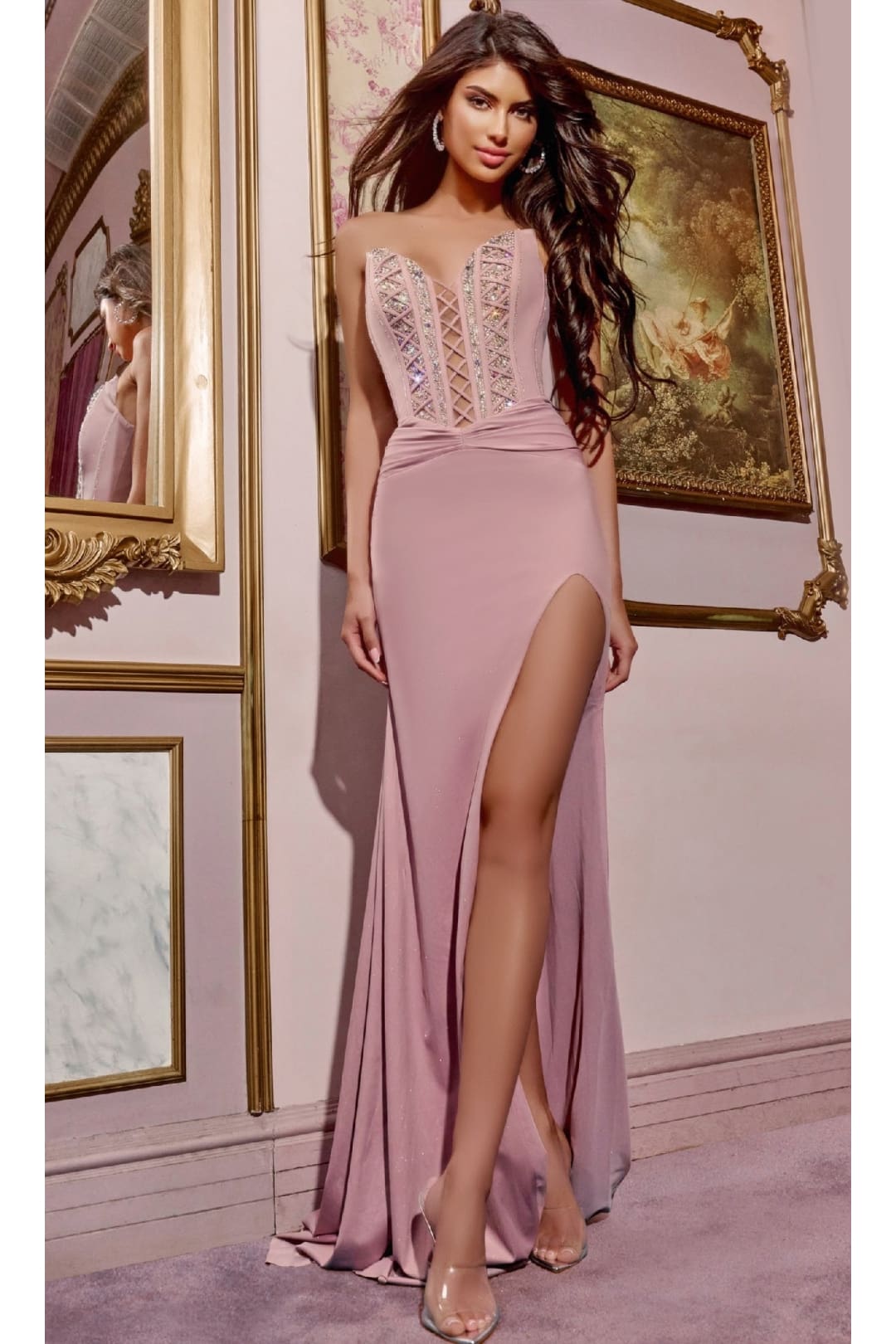 Long Prom Dress: Jovani D5035 - Apparel & Accessories > Clothing > Dresses