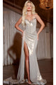 Long Prom Dress: Jovani D5045 - Gold / 00 - Apparel & Accessories > Clothing > Dresses