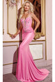 Long Prom Dress: Jovani D5046 - Pink / Prom
