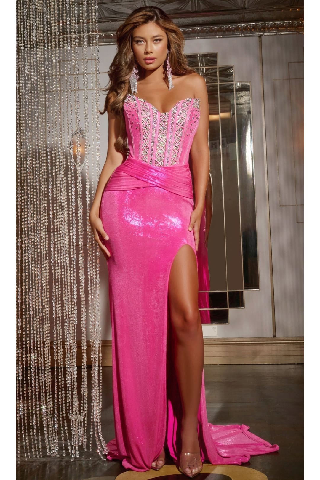 Long Prom Dress: Jovani D5081 - Apparel & Accessories > Clothing > Dresses
