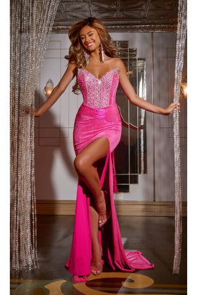 Long Prom Dress: Jovani D5081