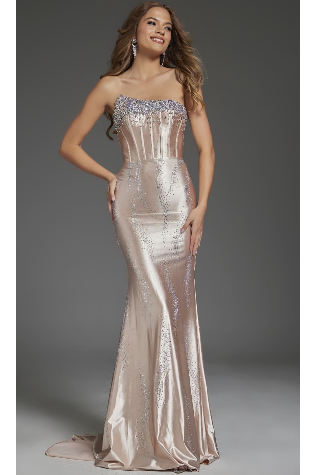 Long Prom Dress: Jovani D5100 - Prom