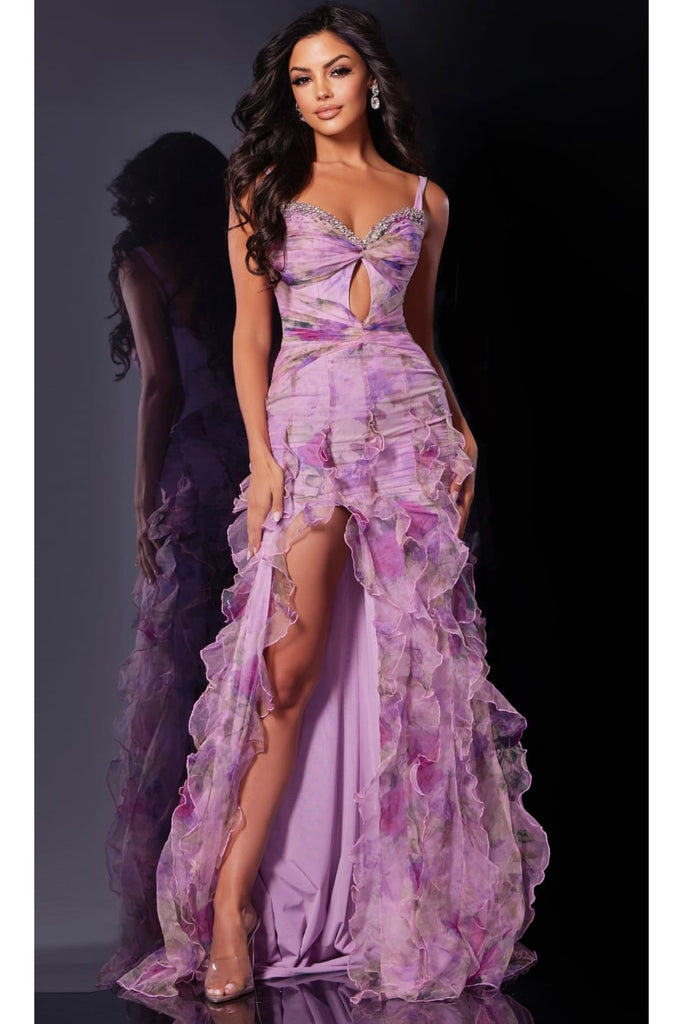 Long Prom Dress: Jovani D5113 - Multi / Prom