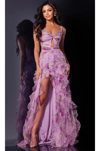 Long Prom Dress: Jovani D5113 - Multi / Prom