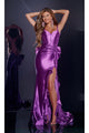 Long Prom Dress: Jovani D5305 - Purple / Prom