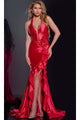 Long Prom Dress: Jovani D5306 - Red / Prom
