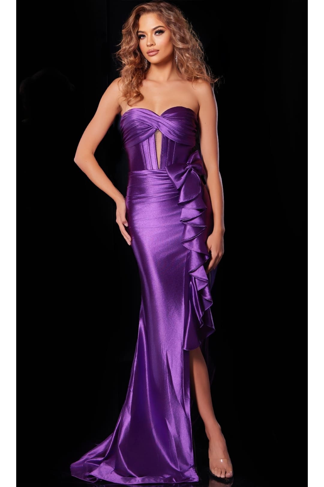 Long Prom Dress: Jovani D5318 - Prom