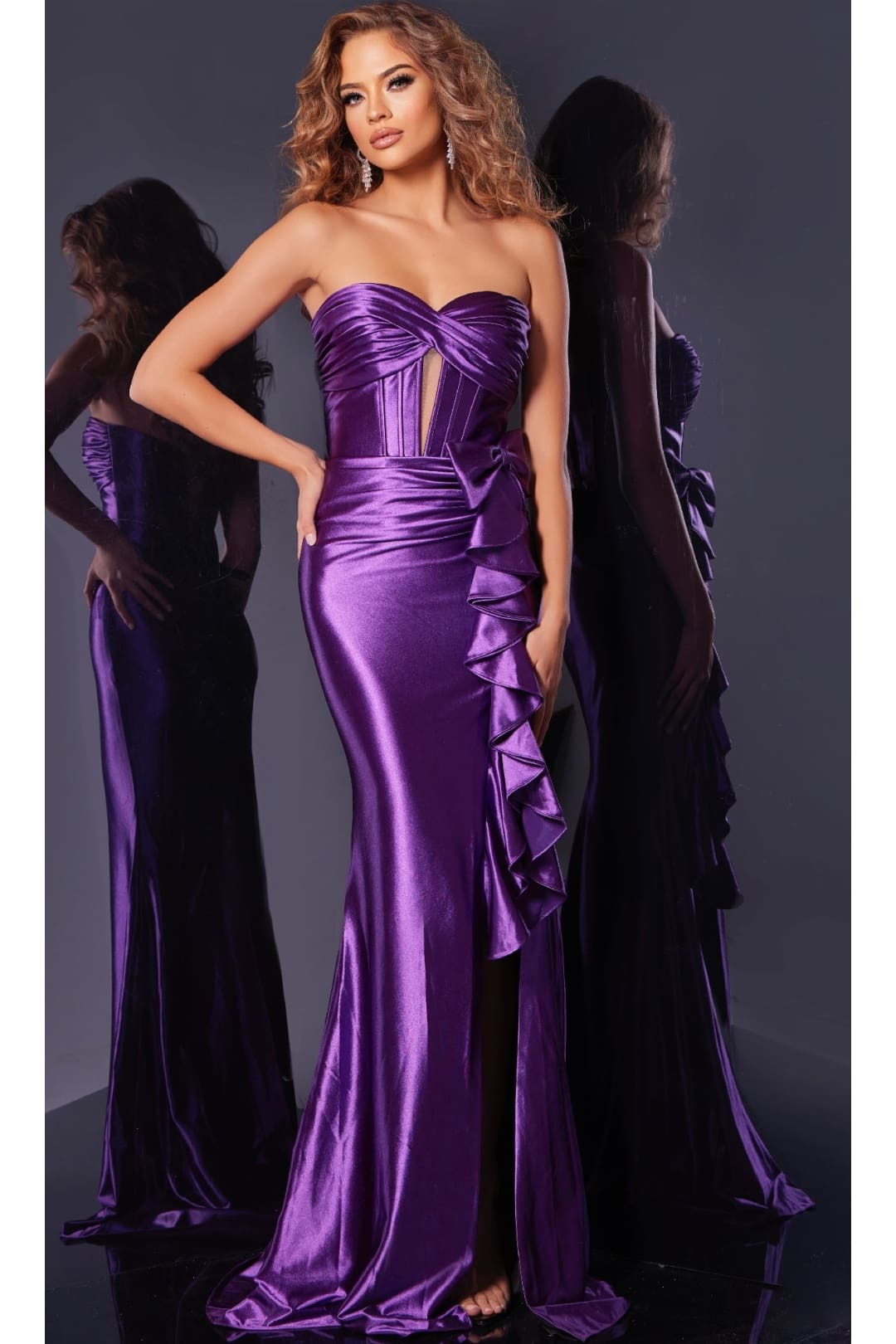 Long Prom Dress: Jovani D5318 - Prom