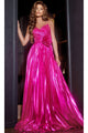 Long Prom Dress: Jovani D5404 - Hot Pink / 00 - Apparel & Accessories > Clothing > Dresses