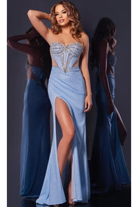 Long Prom Dress: Jovani D5414 - Prom