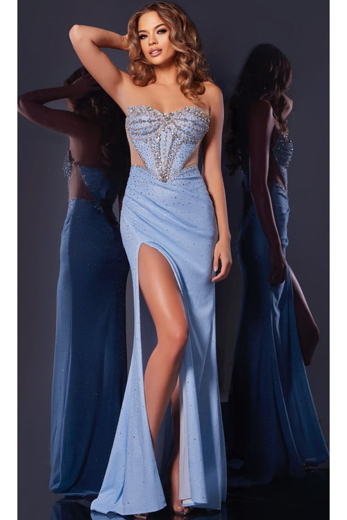Long Prom Dress: Jovani D5414 - Prom