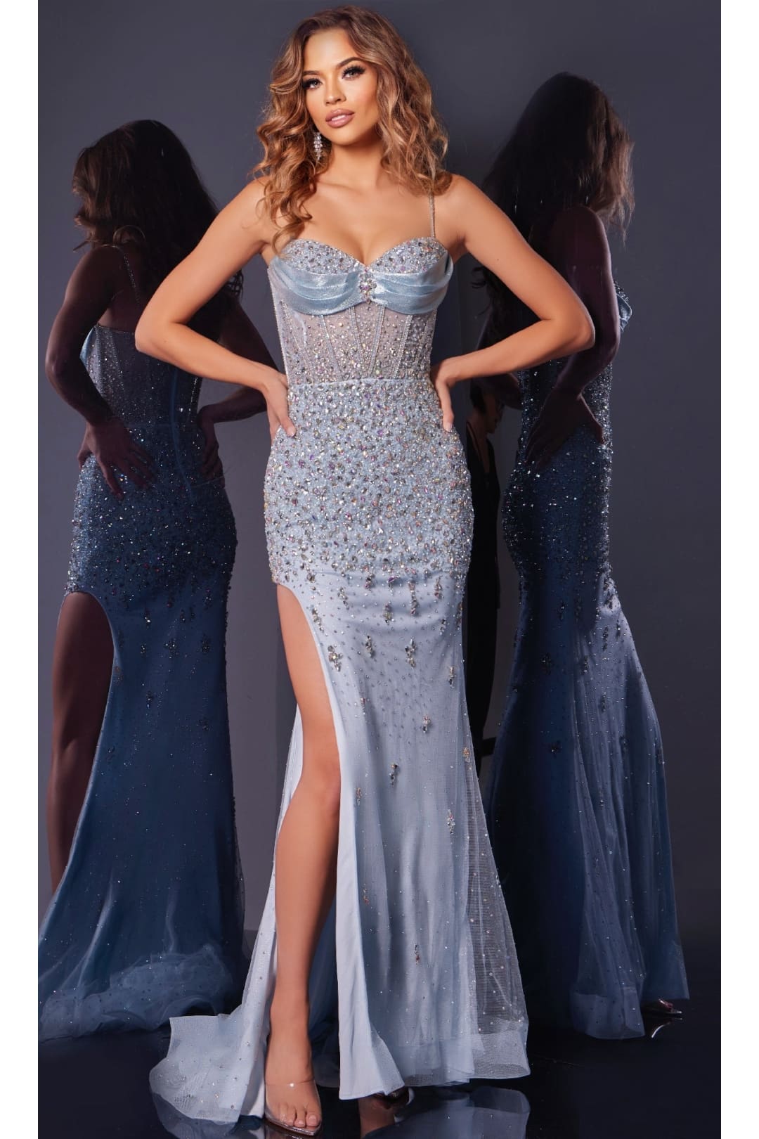 Long Prom Dress: Jovani D5500 - Apparel & Accessories > Clothing > Dresses