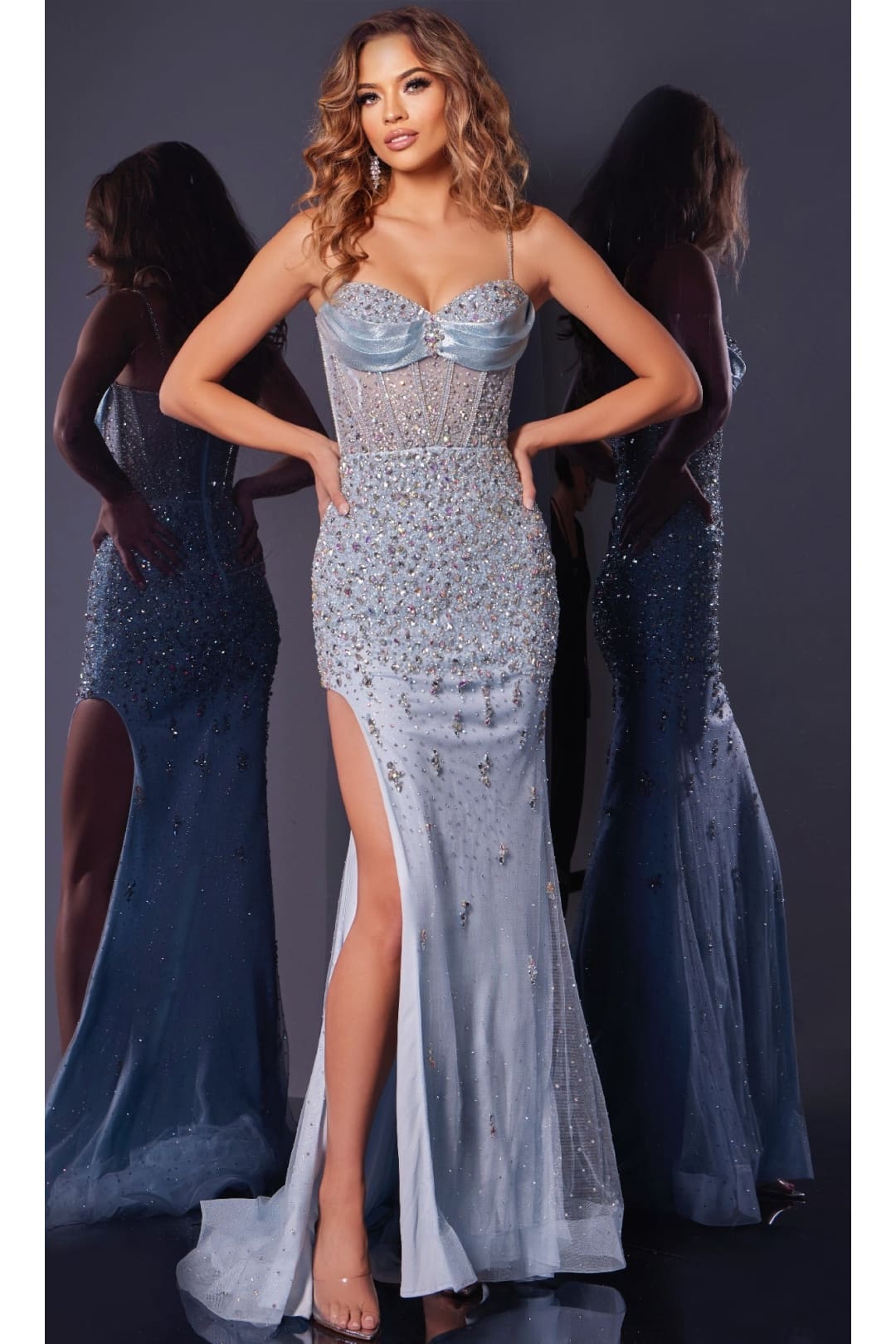 Long Prom Dress: Jovani D5500 - Apparel & Accessories > Clothing > Dresses