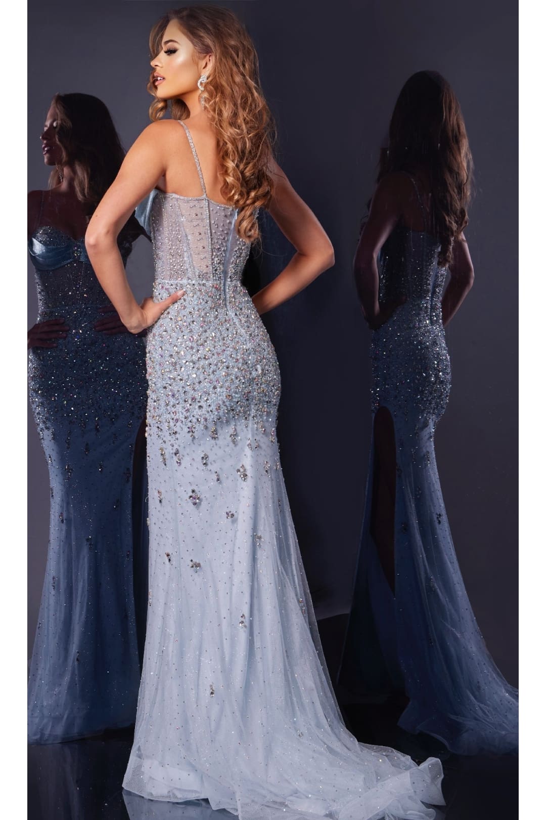 Long Prom Dress: Jovani D5500 - Apparel & Accessories > Clothing > Dresses